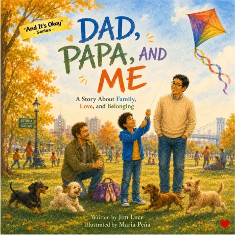 Cover of Dad, Papa, and Me: A Story About Family, Love, and Belonging